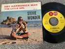 STEVIE WONDER - HEY HARMONICA MAN  - USA 7” PICTURE SLEEVE on TAMLA  T-54096