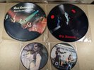 4 x The Damned Picture Discs - Vinyl Singles Live In Newcastle + Interviews