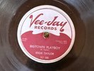 Vee-Jay 185 Eddie Taylor RIDEM' ON DOWN   Post War Blues 78 rpm V++  1955