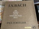 Bach: 6 Suites For Cello, Paul Tortelier, Pathe ASDF.217-219, 3 LP, France, EX