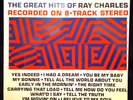 (NEW)  THE GREAT HITS OF RAY CHARLES  (ULTRA-RARE VINYL / 1966 REISSUE / GEM+++)