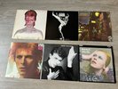 David Bowie 6 Early Vinyl LPs Ziggy/Hunky/Heroes/Aladdin/Space Oddity/The Man Wh