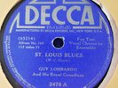 Guy Lombardo And His Royal Canadians ‎– St. Louis Blues / Auld Lang Syne;  Decca