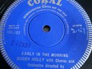 BUDDY HOLLY EARLY IN THE MORNING  CORAL ONE SIDED DEMO