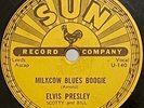 Elvis Presley ‎– Milkcow Blues Boogie 1955 Sun 215 Shellac 10