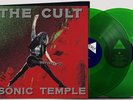 The Cult Sonic Temple LP Album vinyl record limited 2 x green reissue on Beggars