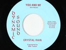 Psych Fuzz 45 - Crystal Rain - You And Me - Dynamic Sound VG+