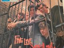 YARDBIRDS- FIVE LIVE YARDBIRDS, '64, S. AFRICA, ORIG LP PROMO STICKER, 1ST PRESS