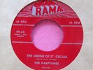 THE HARPTONES - The Shrine of St. Cecilia / Ou Wee Baby - clean 45 rpm Rama 221