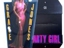 MINT  Grace Jones – Party Girl Shaped Picture Disc + Plinth 1987 UNPLAYED