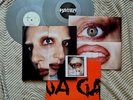 SIGNED  Lady Gaga MAYHEM Vinyl Alt Cover Opaque Silver + Original Signed ArtCard