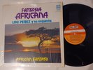 LOU PEREZ - FANTASIA AFRICANA, ADALBERTO SANTIAGO - LP - SALSA, ALL ART REC. US