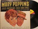 Walt Disney Julie Andrews Lp Mary Poppins Soundtrack On Vista - Vg++ / Vg++