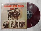 BEATLES NO.5 ODEON OR7103 Japan COMPANY SLEEVE RED VINYL FLIP BACK VINYL LP