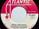 Pointer Sisters – Destination No More Heartaches / Send Him Back VG+ PROMO SOUL