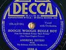 Andrews Sisters-Boogie Woogie Bugle Boy/Bounce Me Brother 1941 Decca 78 rpm V+