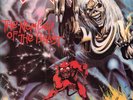 IRON MAIDEN NUMBER OF THE BEAST LP VINYL 8 track LP with inner and A2/B4 matrix
