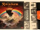 Rainbow  Rising Lp gatef  Ronnie James Dio Ritchie Blackmoore Tony Carey Vg+