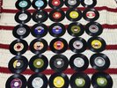 Records Vintage Disk Go 45 Vinyl Record Carrying Case With 31 Albums Beatles