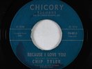 Northern Soul 45 - Chip Tyler - Because I Love You - Chicory - rare