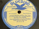 RUDY VALLEE ALICE FAYE Honeymoon Hotel / By A Waterfall Bluebird 5171 78rpm VG+
