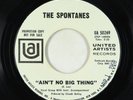Northern Soul 45 - Spontanes - Ain't No Big Thing/Where Did I Go Wrong - UA