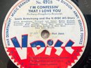 RARE Louis Armstrong V Disc 491B I'm Confessin That I Love You 12