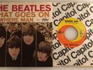 The Beatles / Nowhere Man & What Goes On / 1966 Capitol 45 with PS / EX