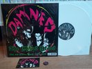 THE DAMNED 'The Chaos Years' 2008 White Vinyl US LP (w/sticker & badge)