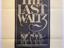 THE BAND The Last Waltz ORIGINAL 1978 PROMO POSTER Warner Bros 24
