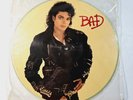 Michael Jackson Bad Promotional Yellow Picture Disc PAL 44043-1A