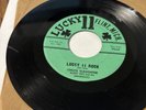 CHUCK SLAUGHTER Lucky 11 'HERE COMES RAIN/LUCKY 11 ROCK  45rpm