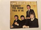 Beatles - Ticket To Ride Original 1965 Picture Sleeve snd 45 - Nice
