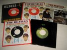 The Beatles 45 records w/sleeves vintage Apple VJ Oldies Capitol Merry Christmas