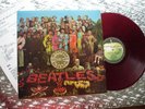 The Beatles ‎  Sgt Pepper's Lonely Hearts Club Band   RED Vinyl LP Apple AP 8163