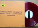 THE BEATLES - COMPLETE CHRISTMAS COLLECTION 1963 - 1969 LP RED COLORED VINYL