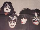 vinyl records lp of KISS  called  Dynasty album and poster
