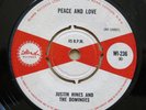 JUSTIN HINES AND THE DOMINOES Peace And Love / Skalarama UK 7