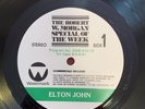 Elton John LP. The Robert W. Morgan's Special of the Week, 9/5-6/81.