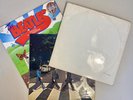 3 x THE BEATLES Albums Vinyl Records. White Album. Abbey Road.