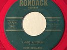 R&B SOUL MONSTER Duke Edwards I GOT A FEELIN' Rondack 45 rare KILLER funk dancer