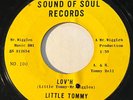 NORTHERN SOUL Little Tommy LOV'H / I'M HURT Sound of Soul 45 rare EX