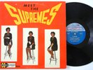 1962 Original Soul LP Meet The SUPREMES First Stool Cover MOTOWN MT-606 Vinyl EX