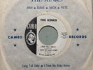 THE KINKS-LONG TALL SALLY-RARE CAMEO EP WLP DJ Promo w Rare Sleeve 45rpm