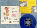 JOHNNY HALLYDAY :ep 45t blue spain 432,593 come to dance the TWIST