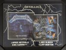 Metallica “Ride the Lightning” Signed Album – Custom Framed Display  BECKETT