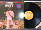 First pressing classic rock lp NEIL YOUNG CRAZY HORSE Live Rust 1979 promo hype