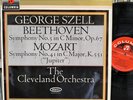 BEETHOVEN Symphony 5 MOZART Jupiter GEORGE SZELL Columbia SAX 2552 ED1 UK