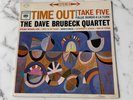 Dave Brubeck Time Out Vinyl LP CS 8192 RE 1961 VG/VG Columbia 6 Six Eye