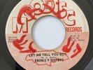 EBONY SISTERS Let Me Tell You Boy / Swinging For Joy MOODISC 45 CLASSIC ROOTS